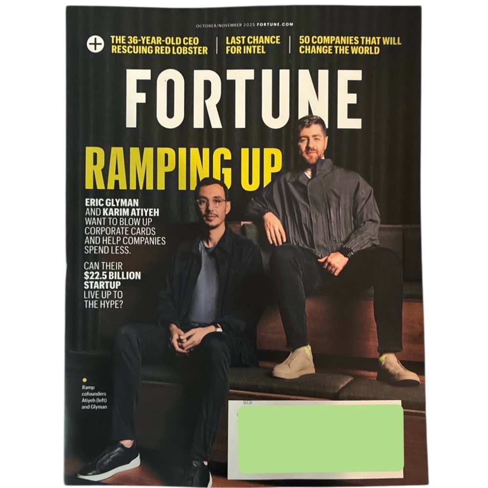 Fortune Magazine October November 2025 Eric Glyman and Karim Atiyeh